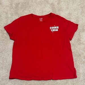 Target Red “Cookie Crew” Sleep Shirt